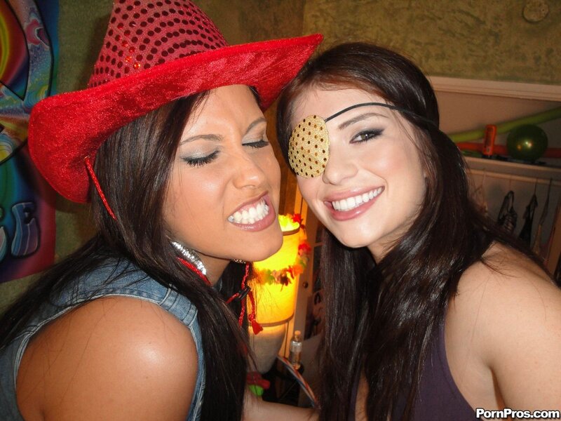 two women in costumes
