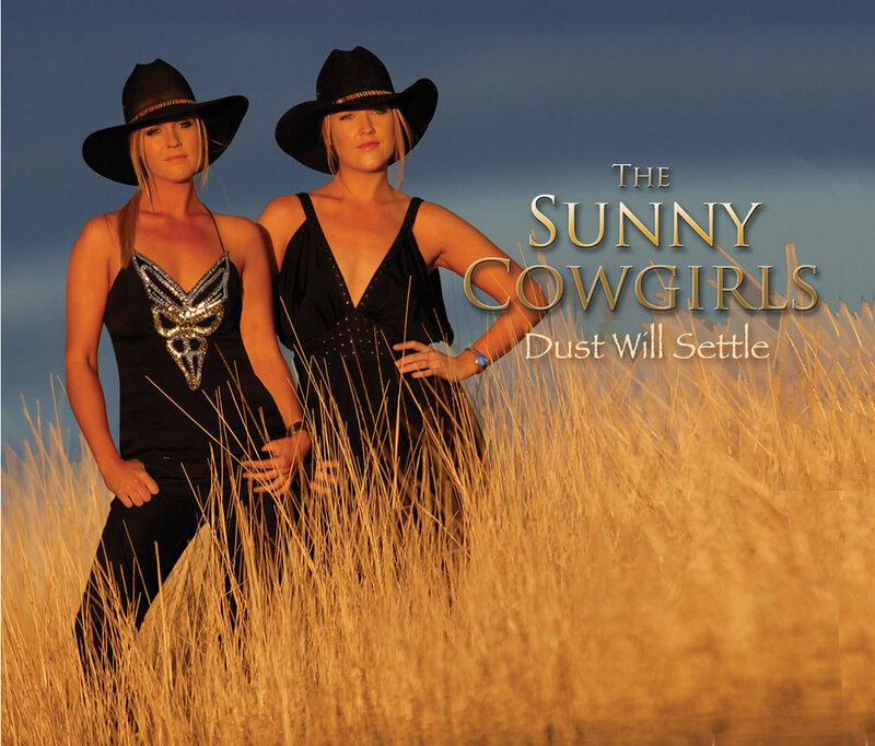 Two Women in Cowboy Hats — Black