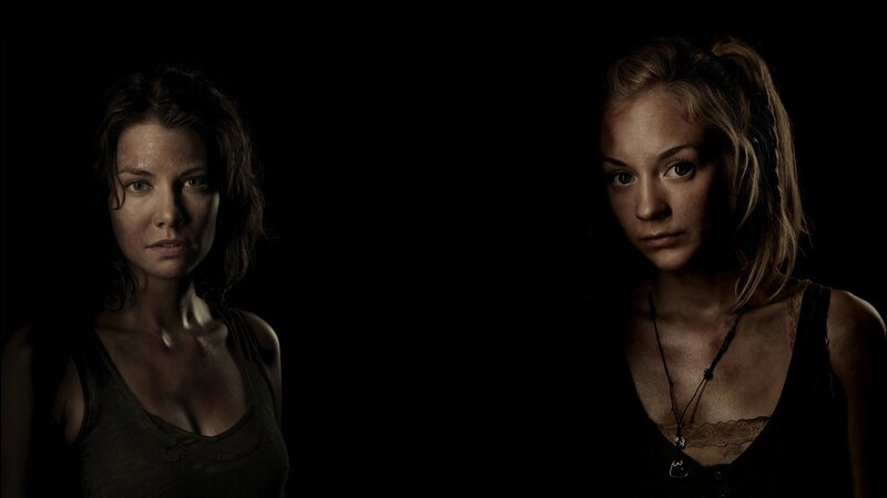 Two Women in Dark Tank Tops
