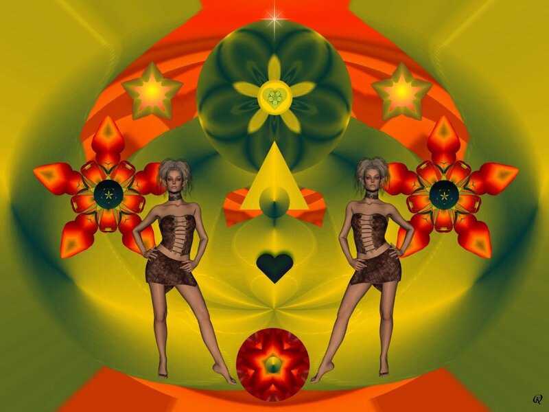 Two Women in Digital Art