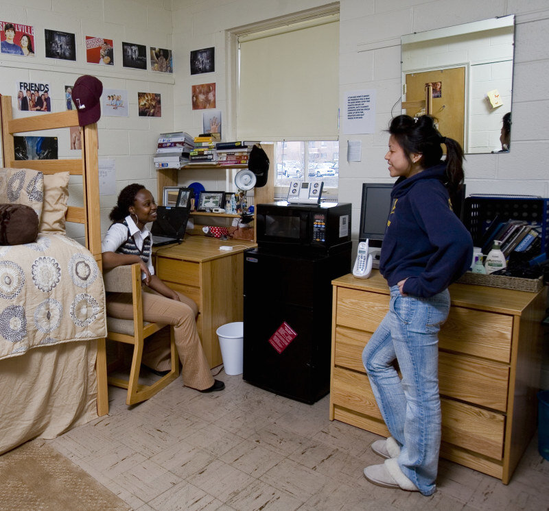 Two Women in Dorm Room