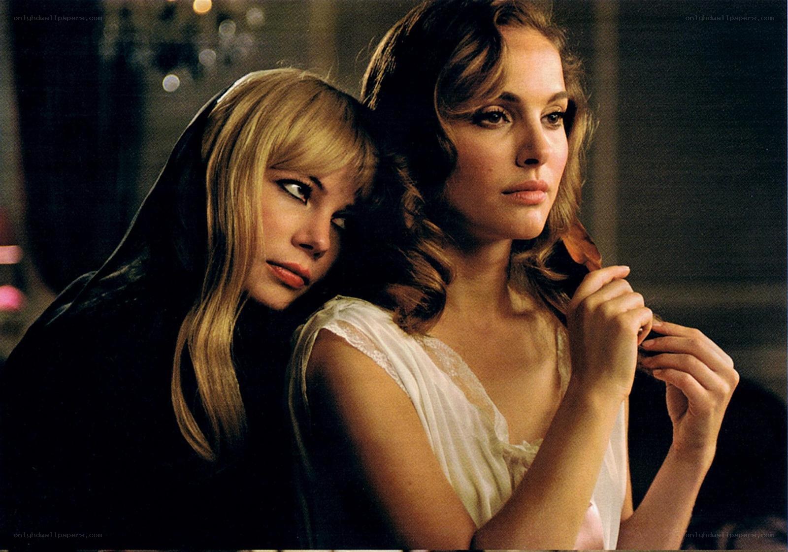 Two women in dramatic lighting