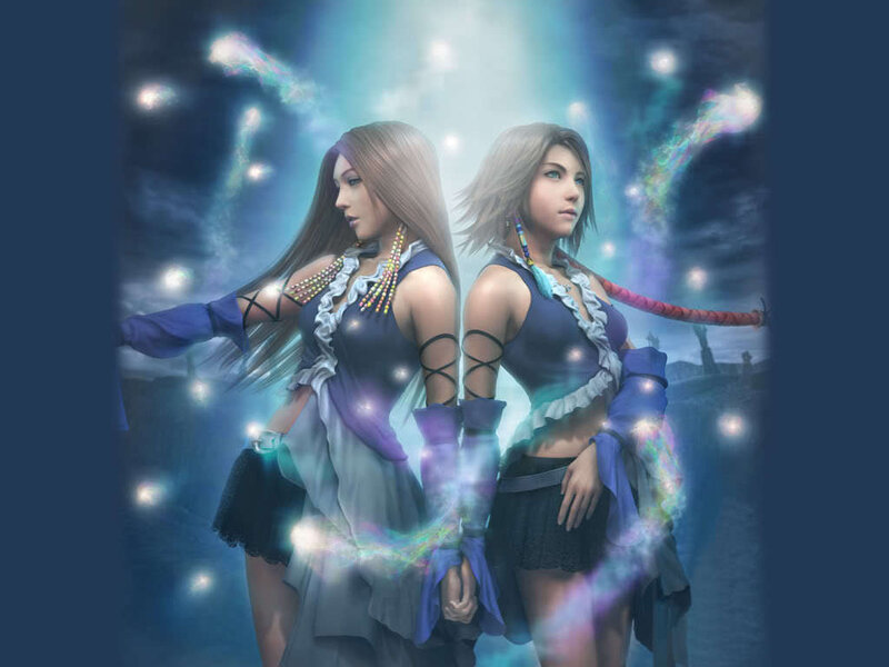 Two women in fantasy attire