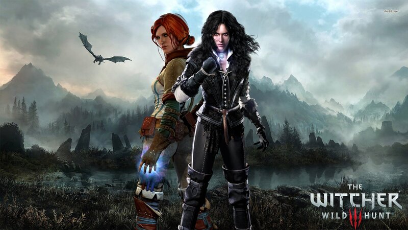 Two Women in Fantasy Attire — Gray