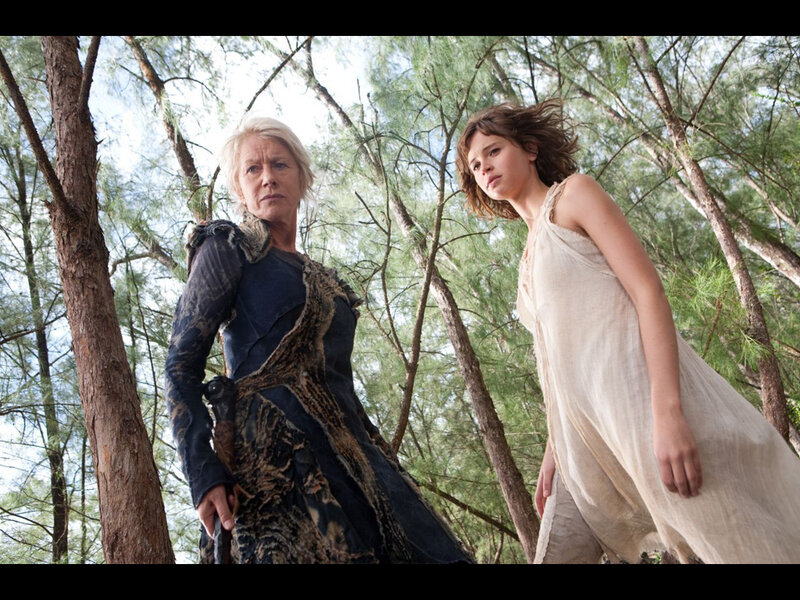 Two Women in Forest — Green