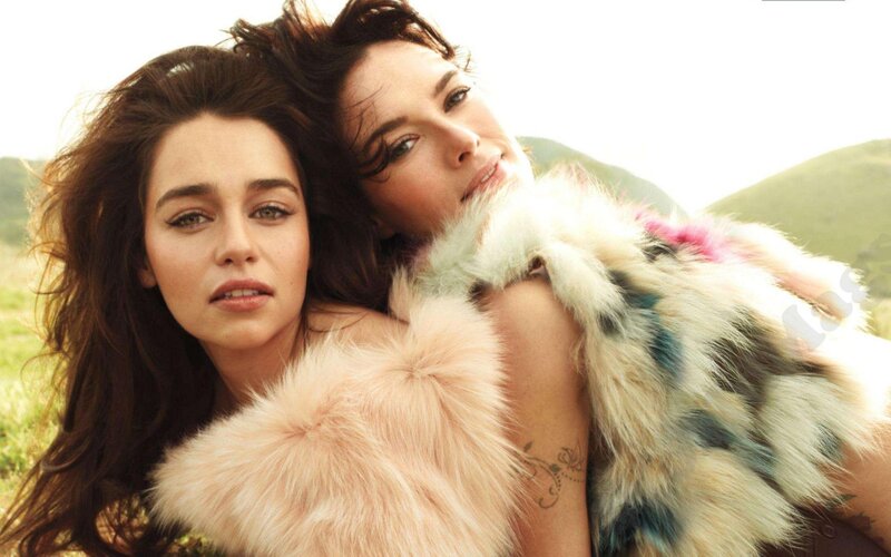 Two women in fur coats