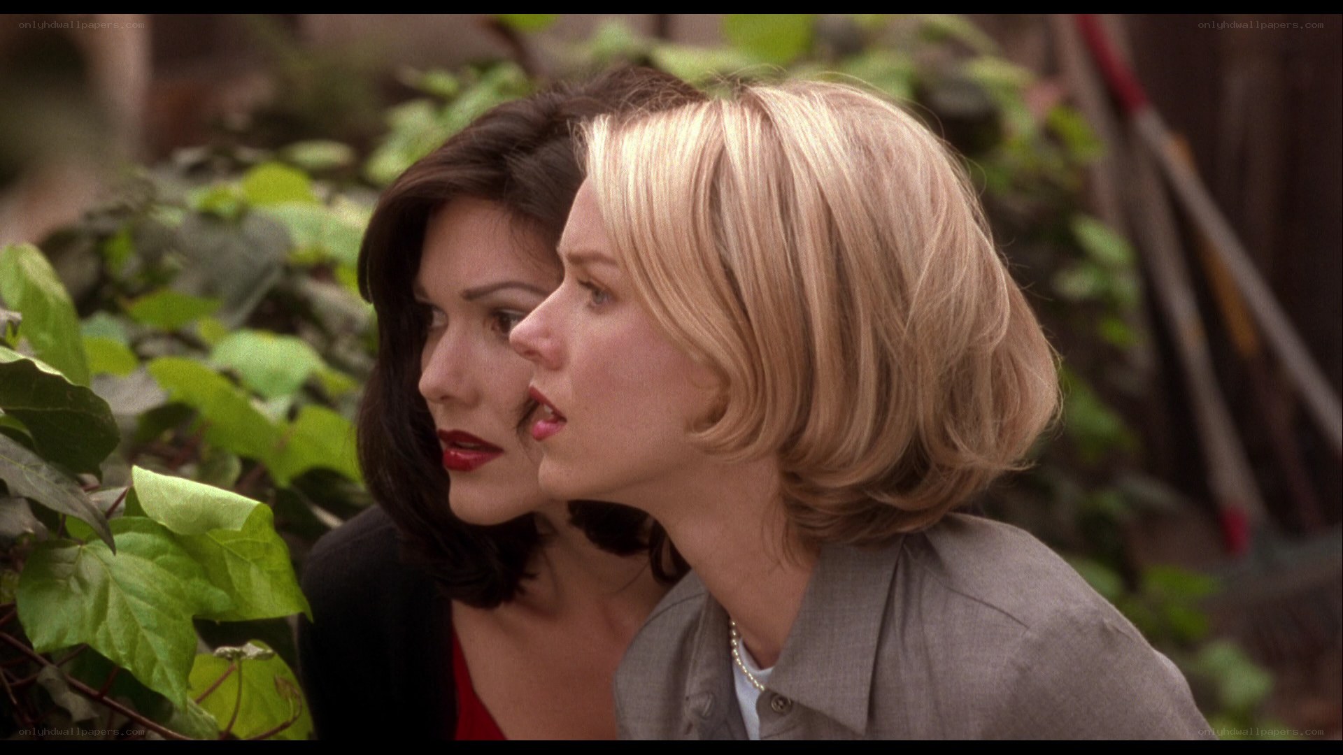two women in garden
