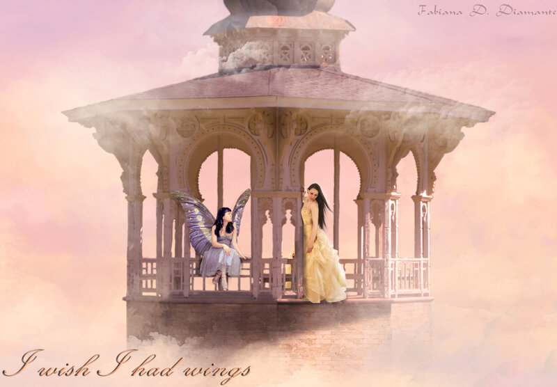 Two Women in Gazebo