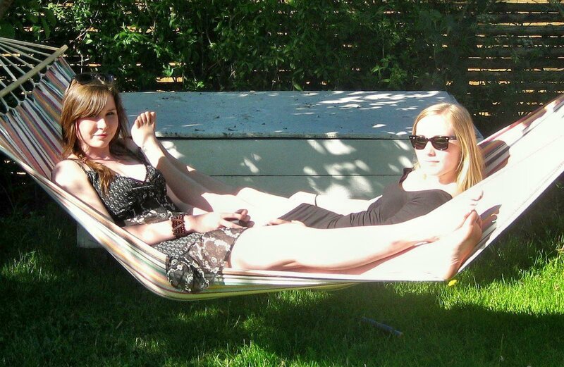 Two Women in Hammock