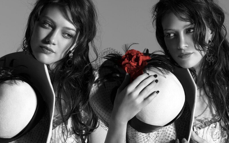 Two Women in Hats