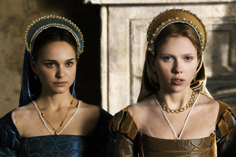 Two women in historical costumes