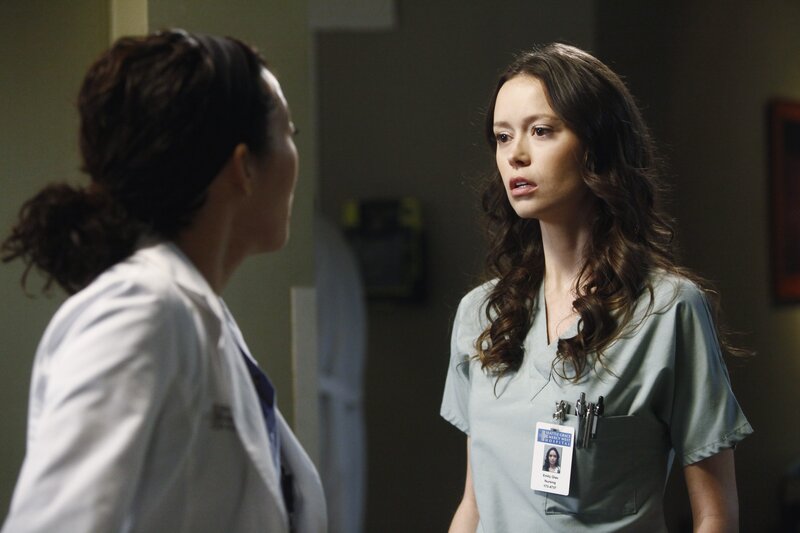 Two women in hospital scrubs