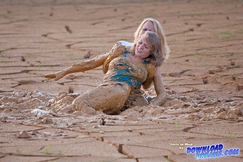Two Women in Mud