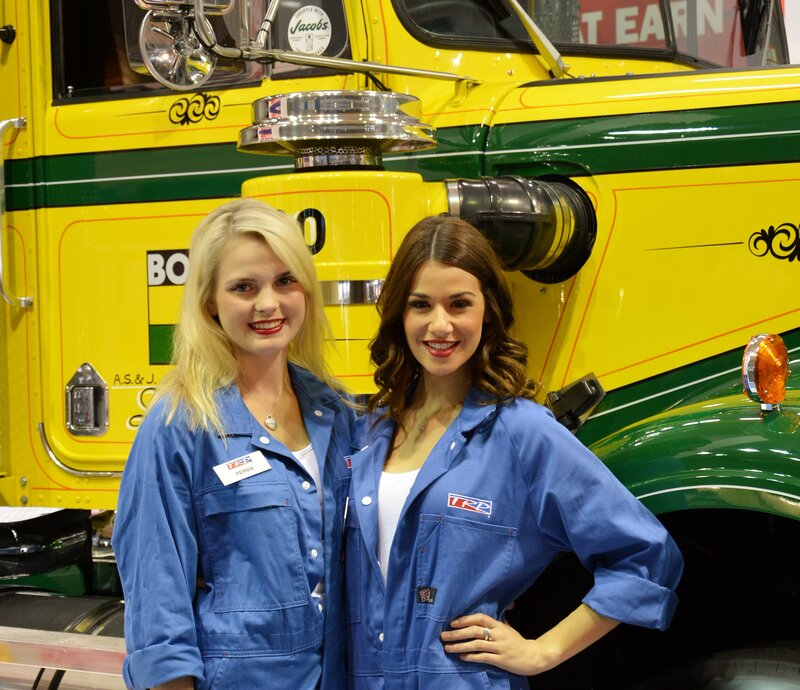 Two Women in Overalls