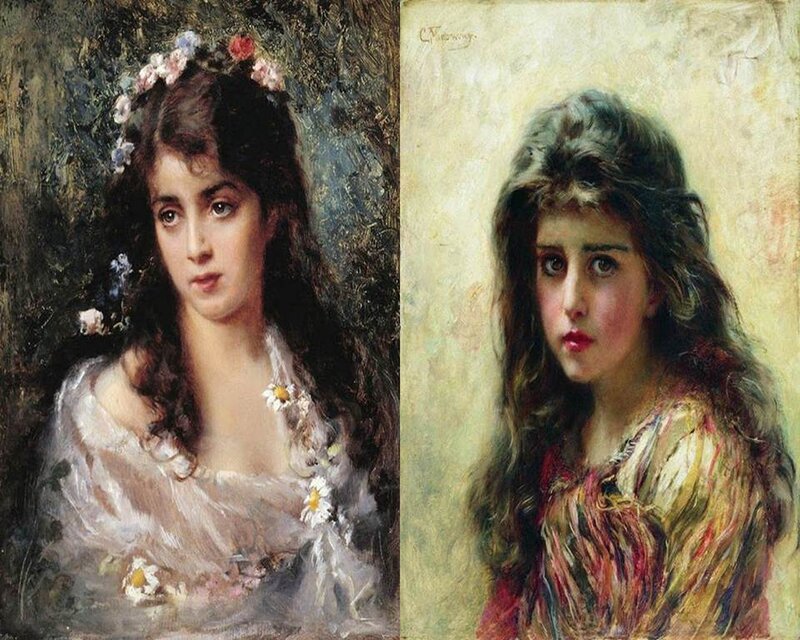 Two Women in Paintings