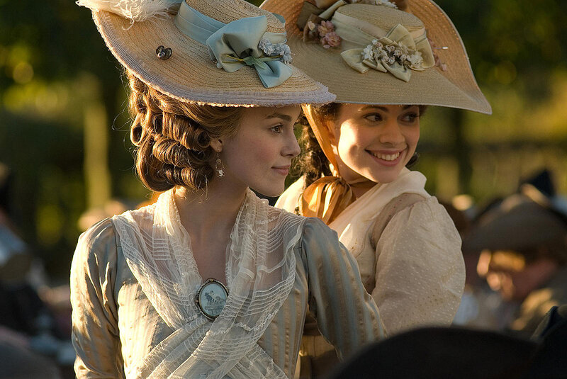 Two Women in Period Hats