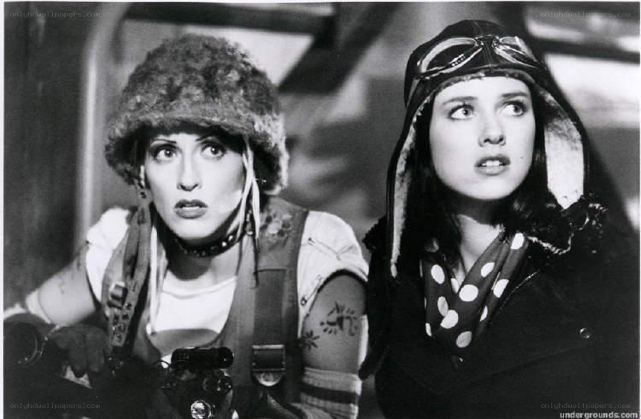 Two women in pilot gear