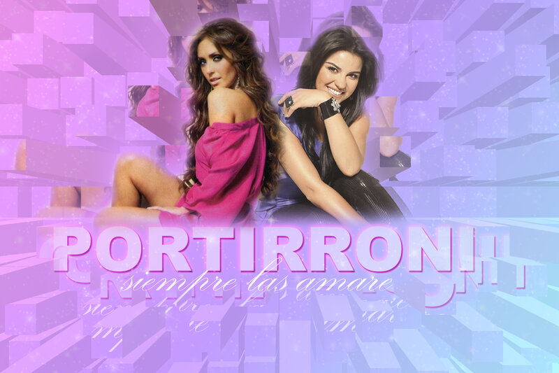 Two Women in Pink and Purple