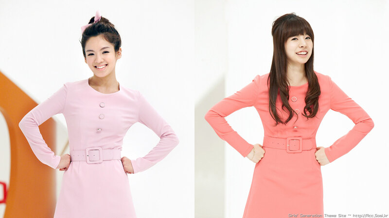 two women in pink dresses
