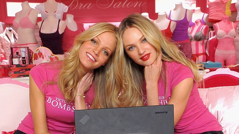 Two Women in Pink Shirts — Friendly
