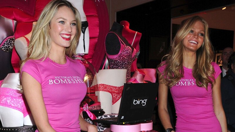 Two Women in Pink Shirts — Promotional, Night
