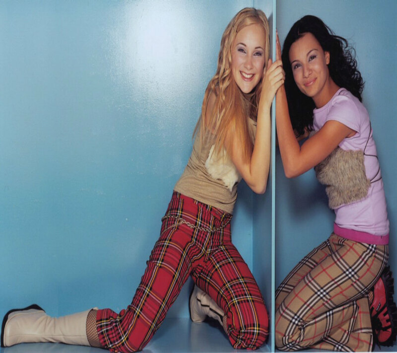 Two Women in Plaid Pants