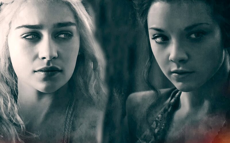 Two Women in Portrait — Black