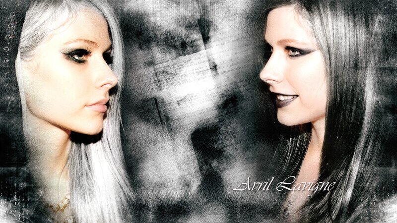 Two Women in Profile — Black, Dramatic