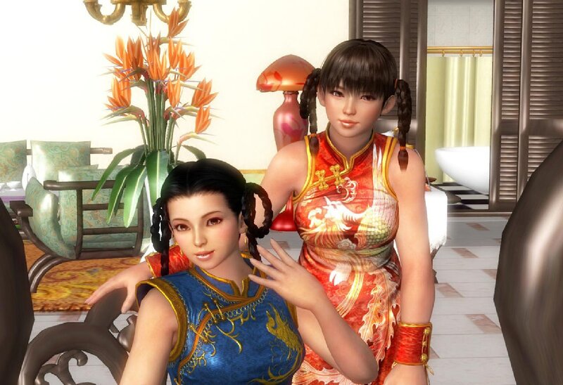 Two Women in Qipaos
