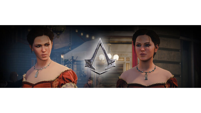 Two Women in Red Dresses — Dramatic, Night, 3d Render