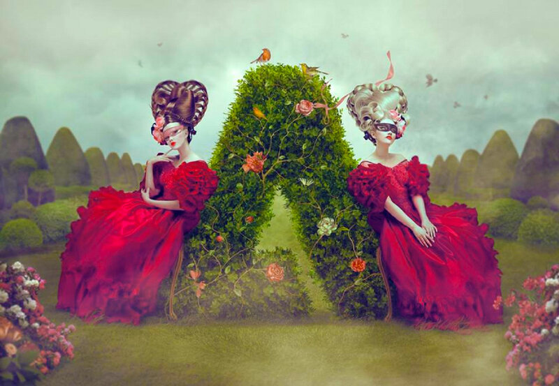 Two Women in Red Dresses — Dreamy
