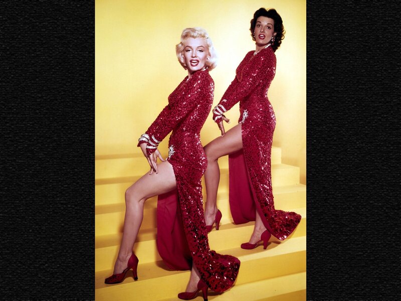 Two Women in Red Dresses — Vibrant