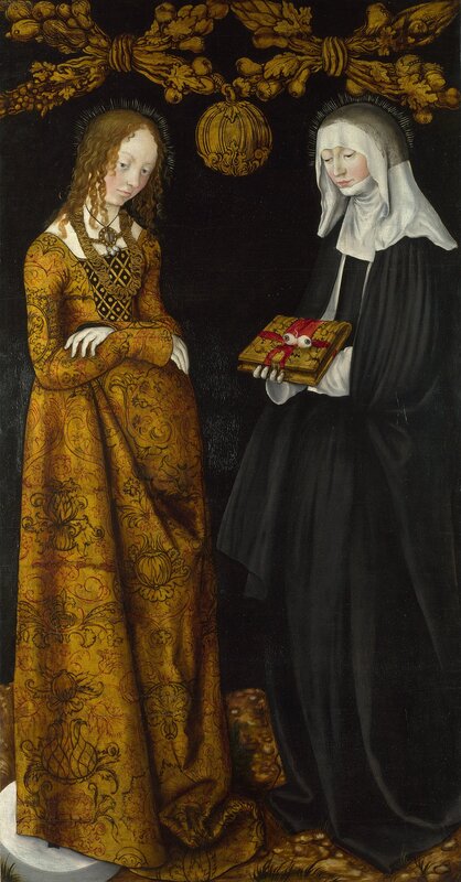 Two women in religious attire