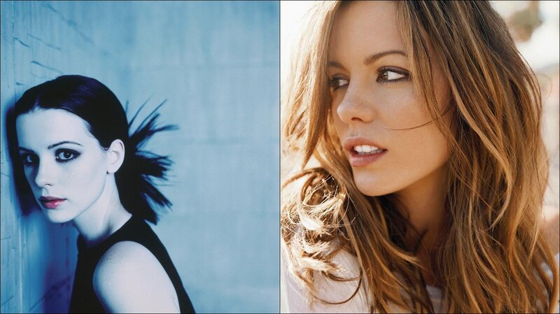 two women in separate portraits