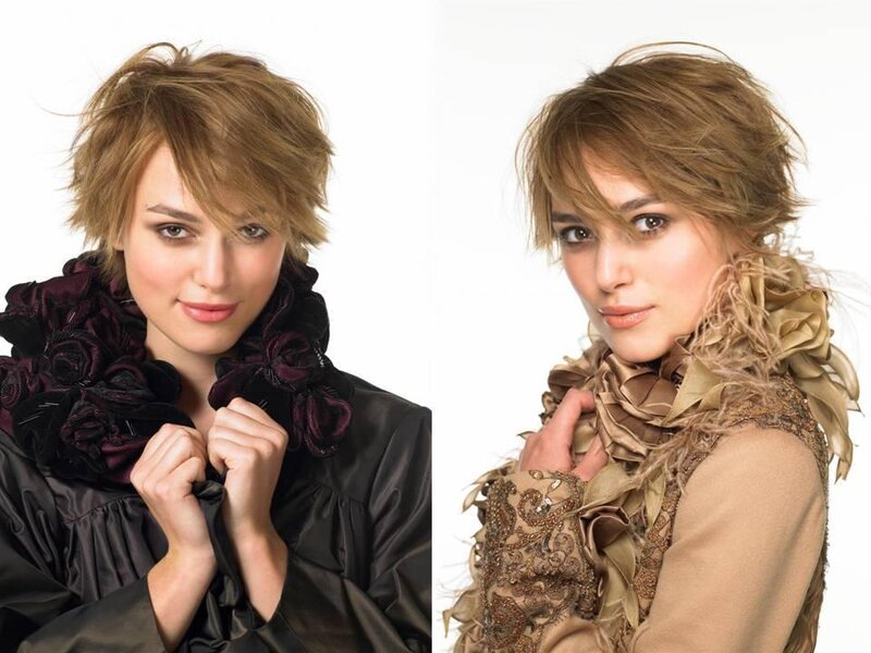 Two Women in Studio Portraits — Black