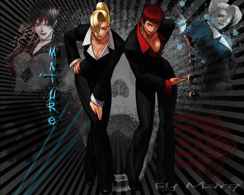 Two Women in Suits
