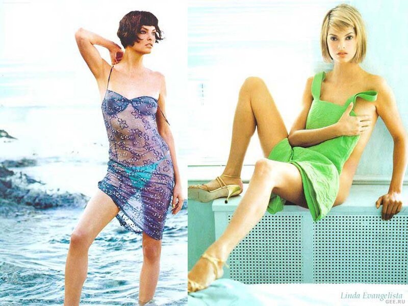 Two women in swimwear