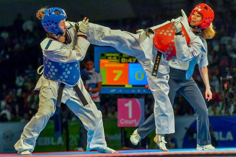 Two Women in Taekwondo