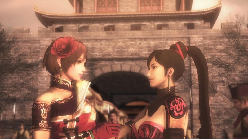 Two Women in Traditional Outfits
