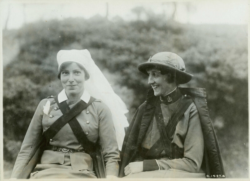 Two women in uniform