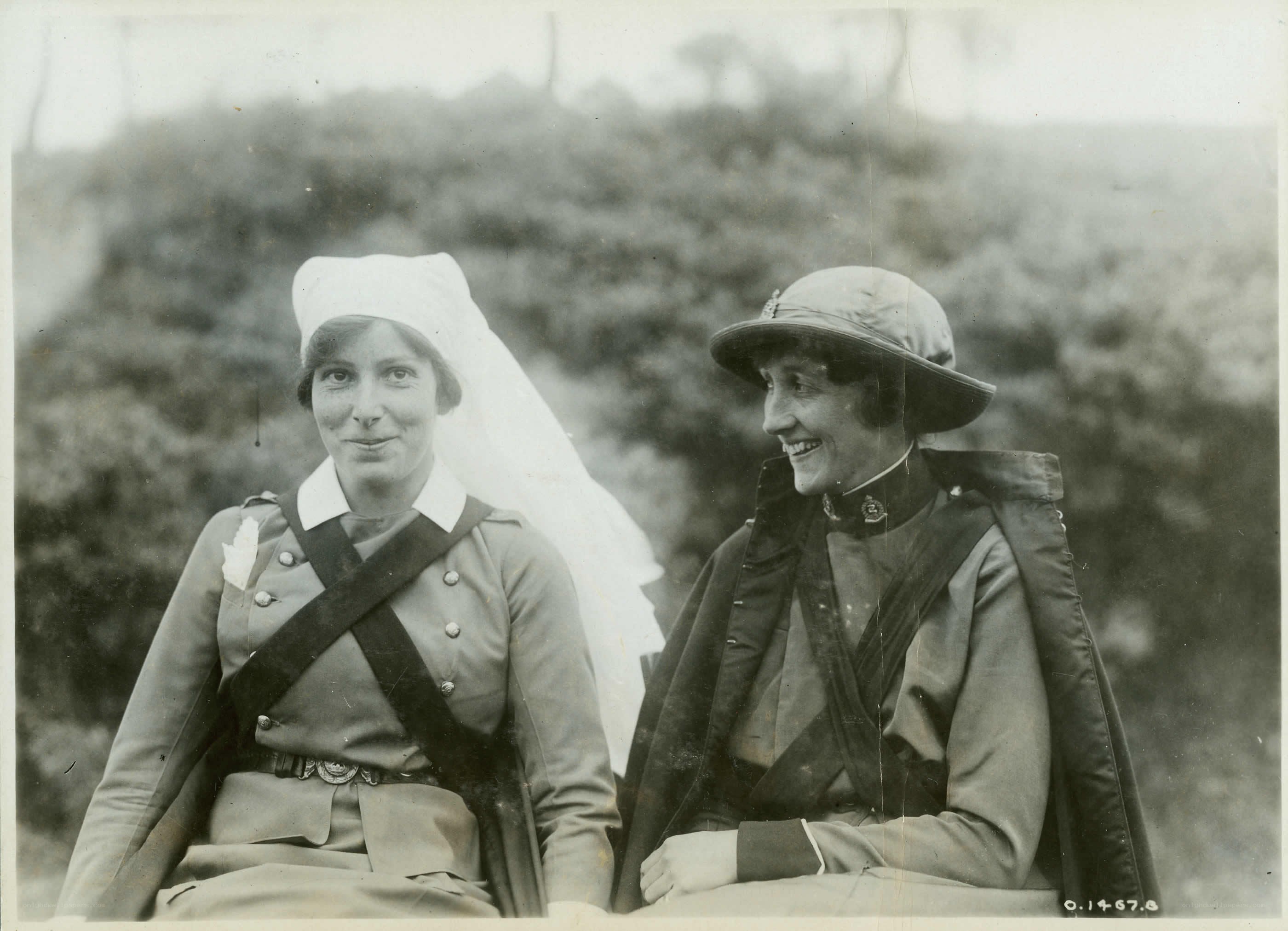 Two women in uniform