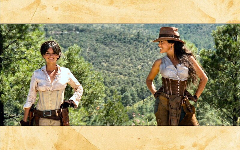 Two Women in Western Attire — Brown