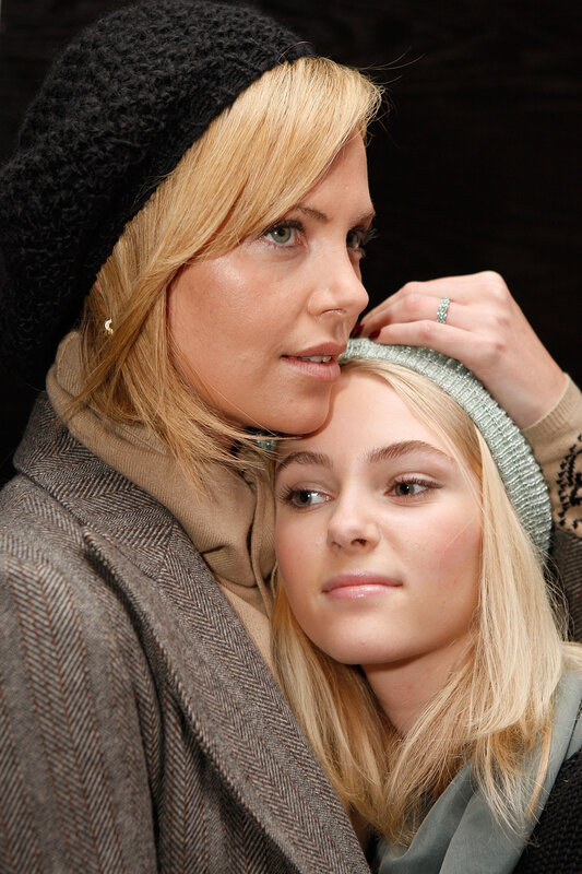 Two women in winter hats