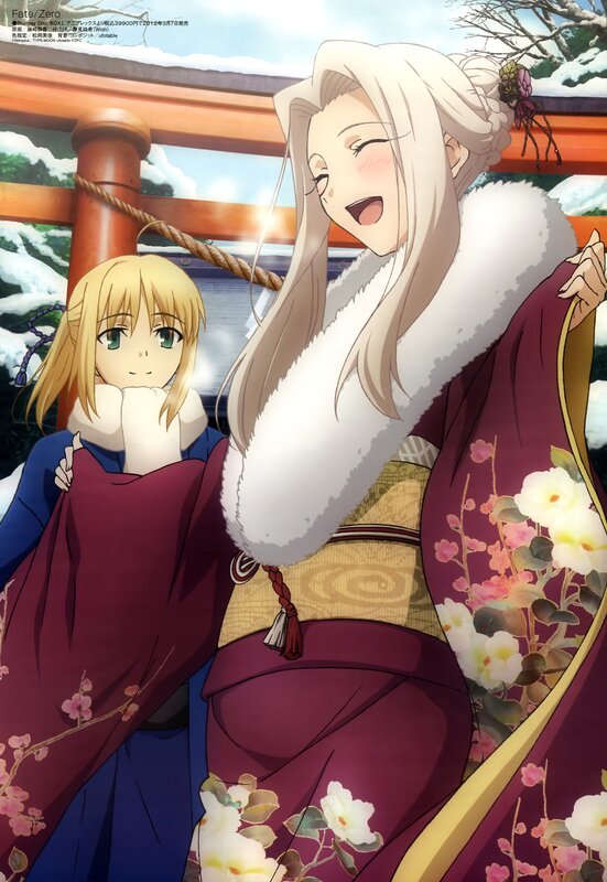 Two Women in Winter — Purple