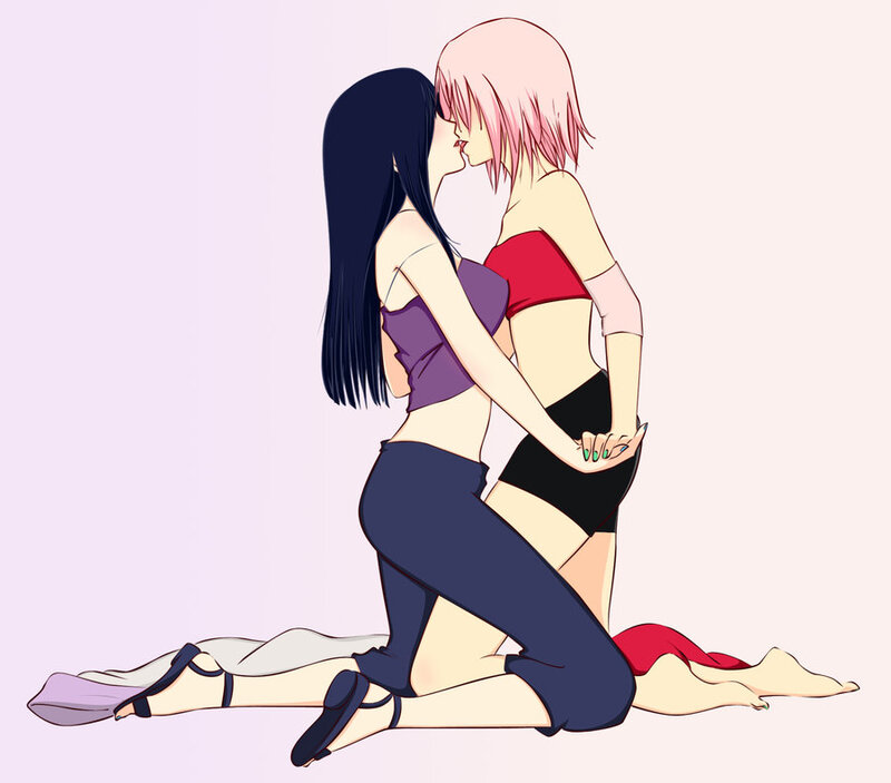 Two Women Kissing — Pink, Intimate