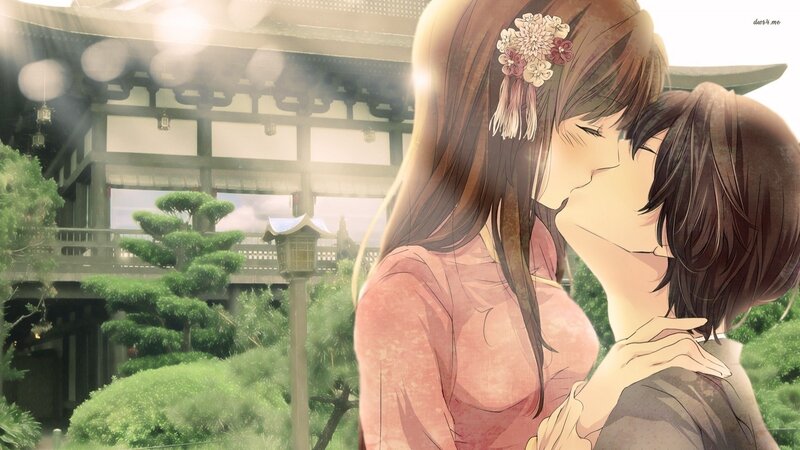 Two Women Kissing — Pink, Romantic