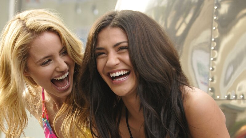 Two Women Laughing — Blonde