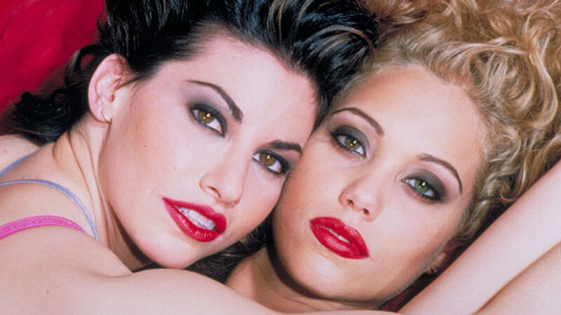 Two Women Lying Together — Red
