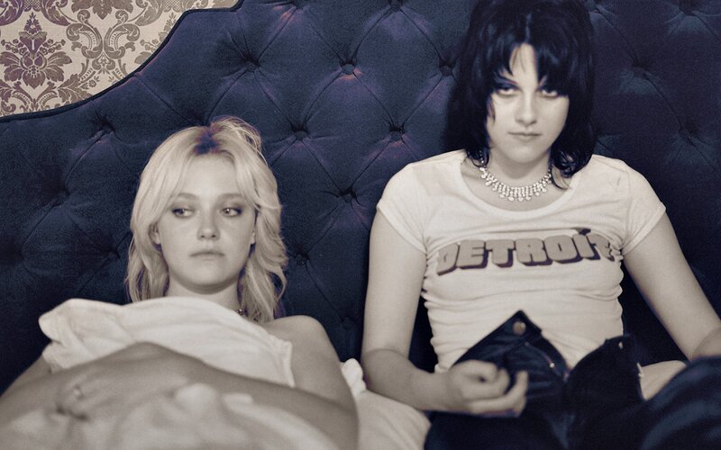 Two women on a bed