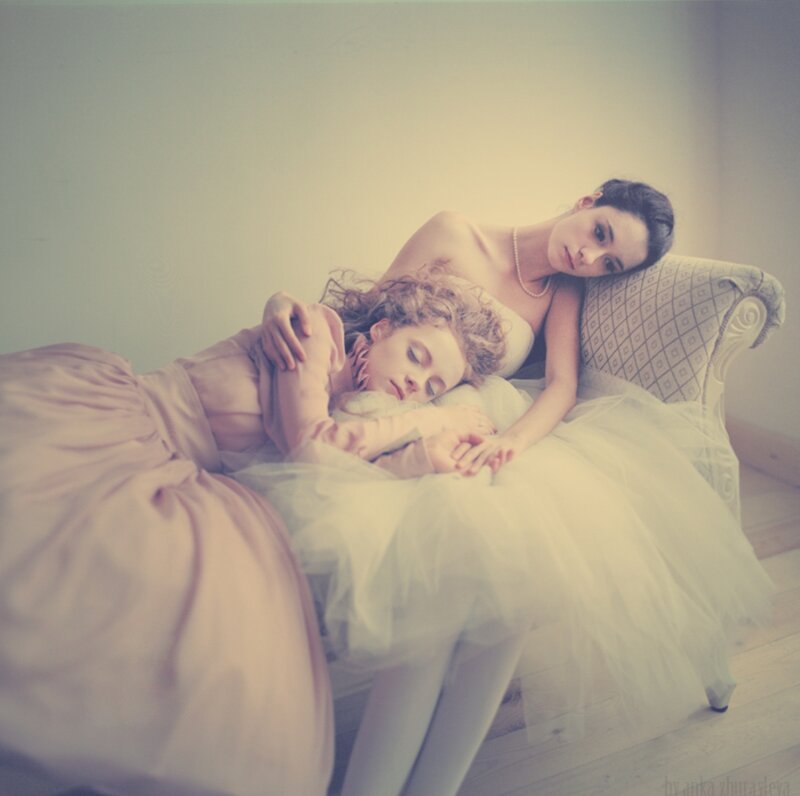 Two Women on a Chaise